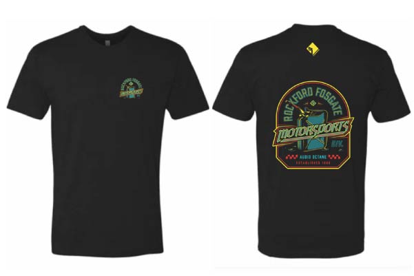  POP25-MSGASCAN-XL / Black T-Shirt w/ Motorsports artwork & RF Canada stamp - XL
